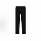22 washed black straight-leg pants