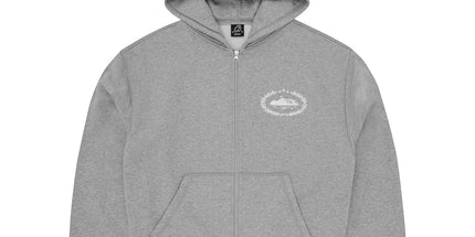 Men's Drill Grey Zip Hoodie