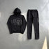 S / Black/black print