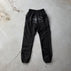 S / Black black print long sweatpants