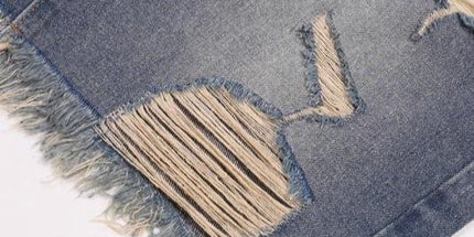 Gallery Dept Distressed Denim Shorts