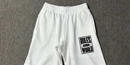 Alcatraz Vintage Letter Shorts