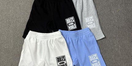 Alcatraz Vintage Letter Shorts