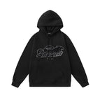 8843 black and white sweatshirt