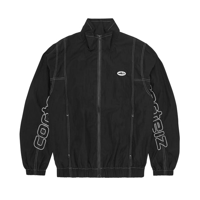 Men's Embroidered Stand-Collar Jacket