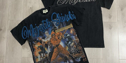 MAJESTIK vintage rhinestone casual T-shirt