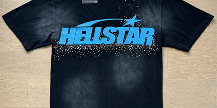 Trendy Hell Star hip-hop T-shirt for men