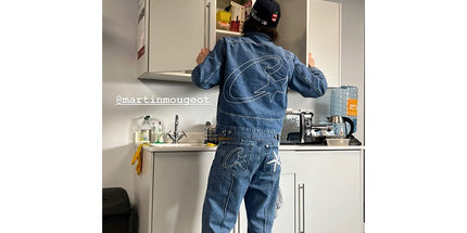 Men's Star Embroidered Jeans