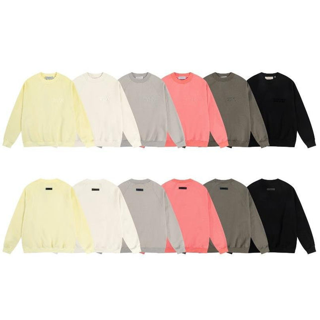 Essentials Flocked Crewneck Sweatshirt