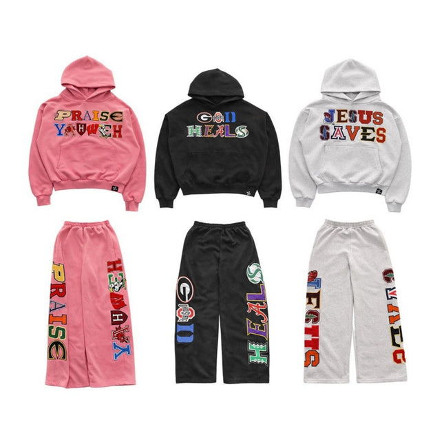 Y2K Print Tracksuit Set