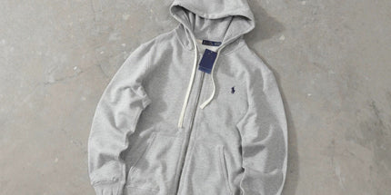 Pony Embroidered Zip Hoodie