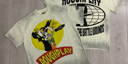 RoughPlay Distressed Rhinestone T-Shirt
