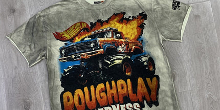 RoughPlay Distressed Rhinestone T-Shirt