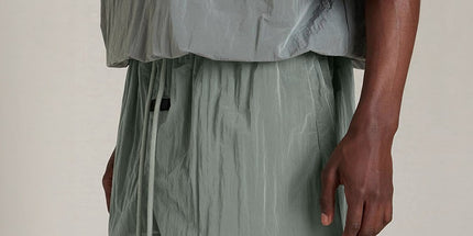 Essentials Pleated Nylon Shorts
