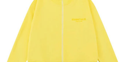 Essentials Flocked Zip Jacket