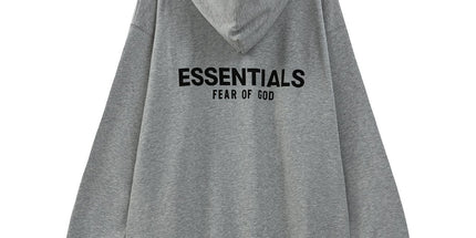 Essentials Flocked Logo Hoodie