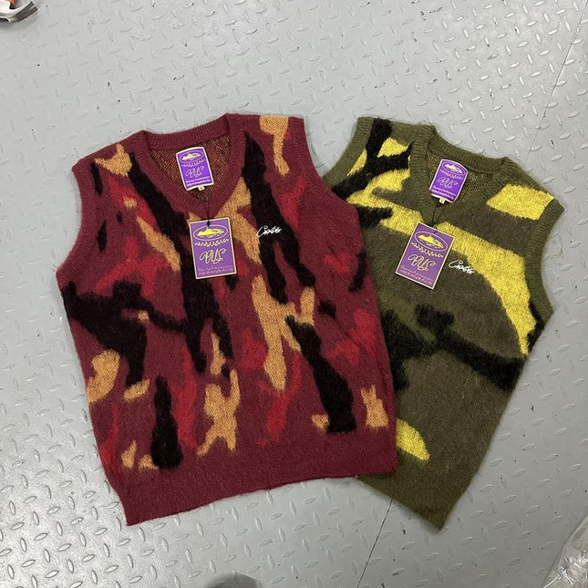 Seahorse Camo Sweater Vest