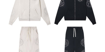 Mixed Emotion Rhinestone Tracksuit Set