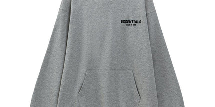 Essentials Flocked Logo Hoodie