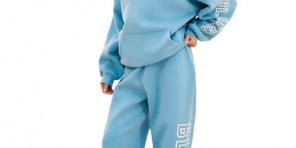 Letter Print Tracksuit Set