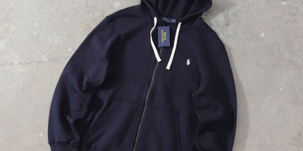 Pony Embroidered Zip Hoodie