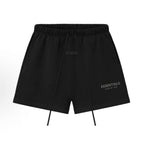 25. Black gold-foil shorts