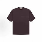 23. Plum purple short-sleeved shirt
