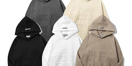 Essentials Embossed Logo Hoodie