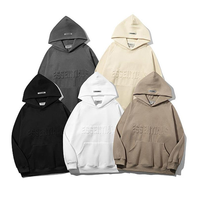 Essentials Embossed Logo Hoodie