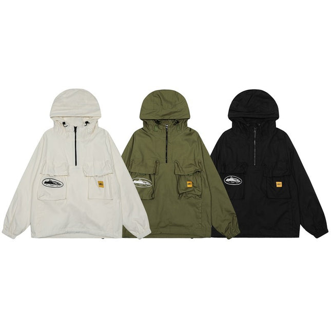 Alcatraz Utility Pocket Hooded Jacket