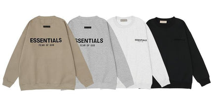 Essentials Flocked Crewneck Sweater