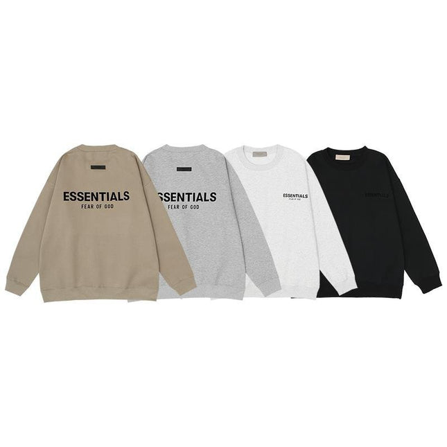 Essentials Flocked Crewneck Sweater