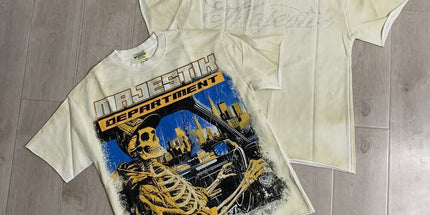 MAJESTIK vintage rhinestone casual T-shirt