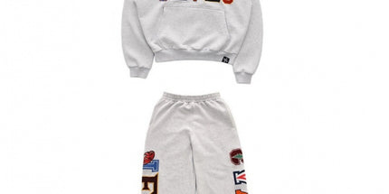 Y2K Print Tracksuit Set