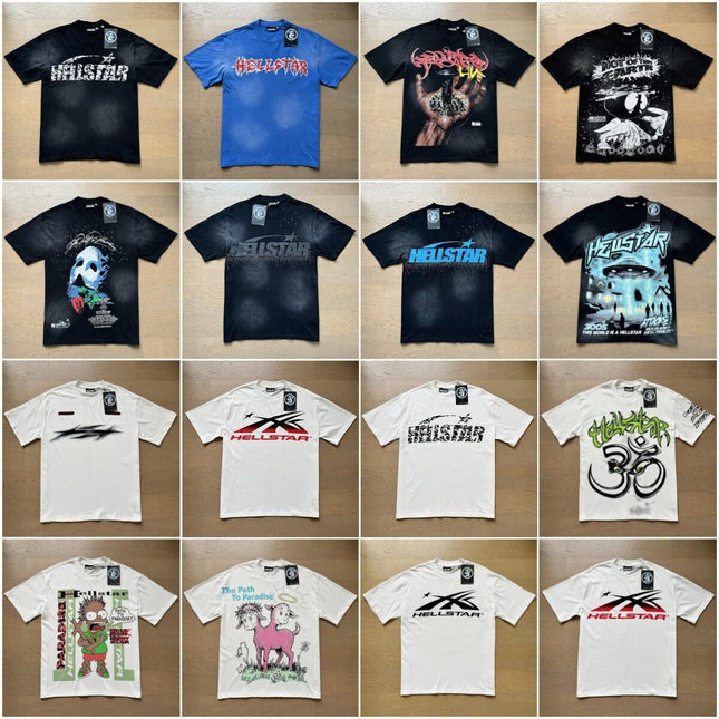Trendy Hell Star hip-hop T-shirt for men