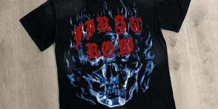 First Row Skull Graffiti T-Shirt