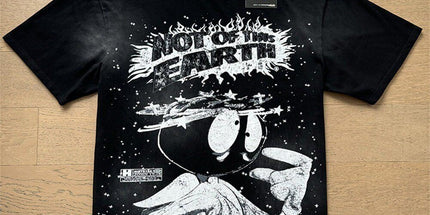 Trendy Hell Star hip-hop T-shirt for men
