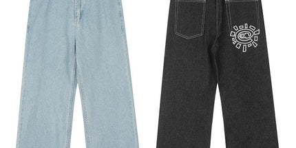 ADWYSD Sun Roll Washed Jeans