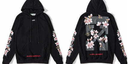 Off-White Twill Print Hoodie