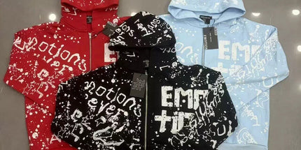Mixed Emotion Zip Hoodie
