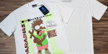Men's Retro Letter T-Shirt