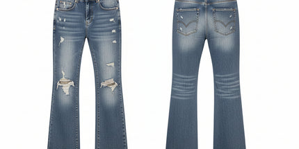 Purple Brand flare fit jeans