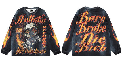 Hellstar Distressed Long Sleeve T-Shirt
