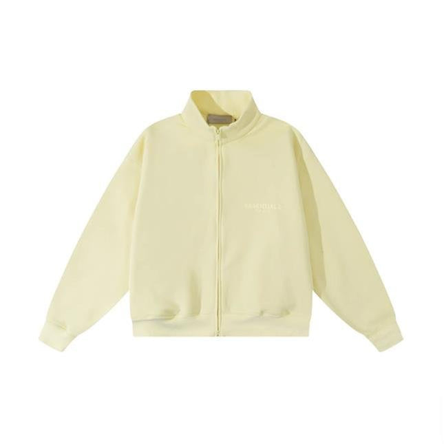 Essentials Flocked Zip Jacket