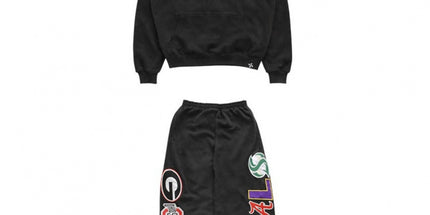 Y2K Print Tracksuit Set