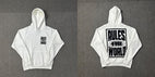 922 White Hooded Sweatshirt