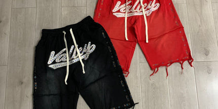 Vale Rhinestone Denim Shorts