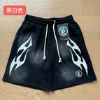 7807 washed black with white print