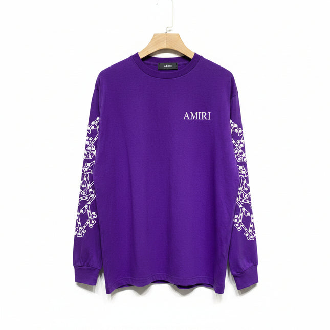 Amiri Bones Stacked Long Sleeve Tee