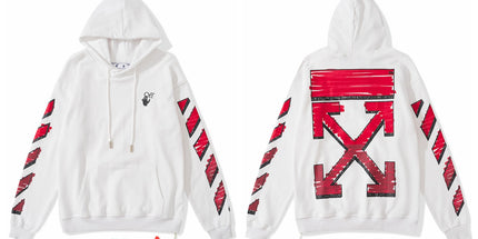 Off-White Twill Print Hoodie